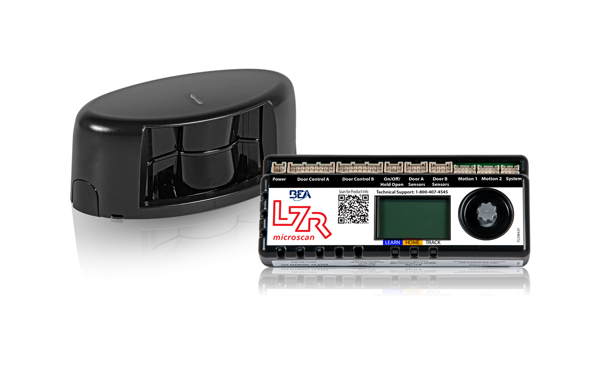 BEA LZR-MICROSCAN2T Standalone Door-Mounted Swing Door Safety System Kit - DUAL DOOR