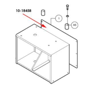 Liftmaster K10-18458 SIDE PLATE COVER