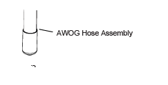 Hysecurity MX000618 Face Down AWOG Hose Assembly