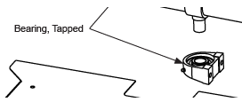 MX000770 Bearing, Tapped, 1.25 inch