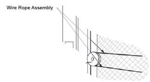 MX001236 Wire Rope Assembly, Stabilization