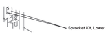 MX001349 Sprocket Kit, Upper, HydraLift 20/20F