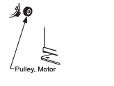MX001403 Pulley, Motor, 24T, 9 mm