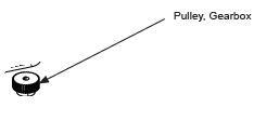 MX001404 Pulley, Gearbox, 36T