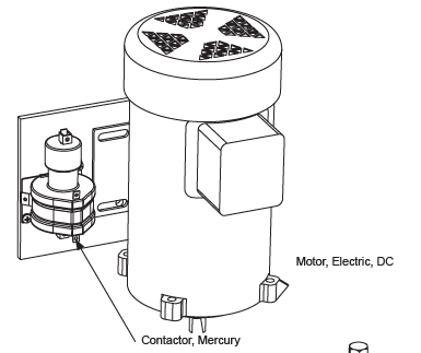 MX001646 Motor, Electric, 24VDC, 3/4 hp