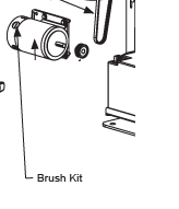 MX001920 Brush Kit, 24VDC Motor, Smart DC