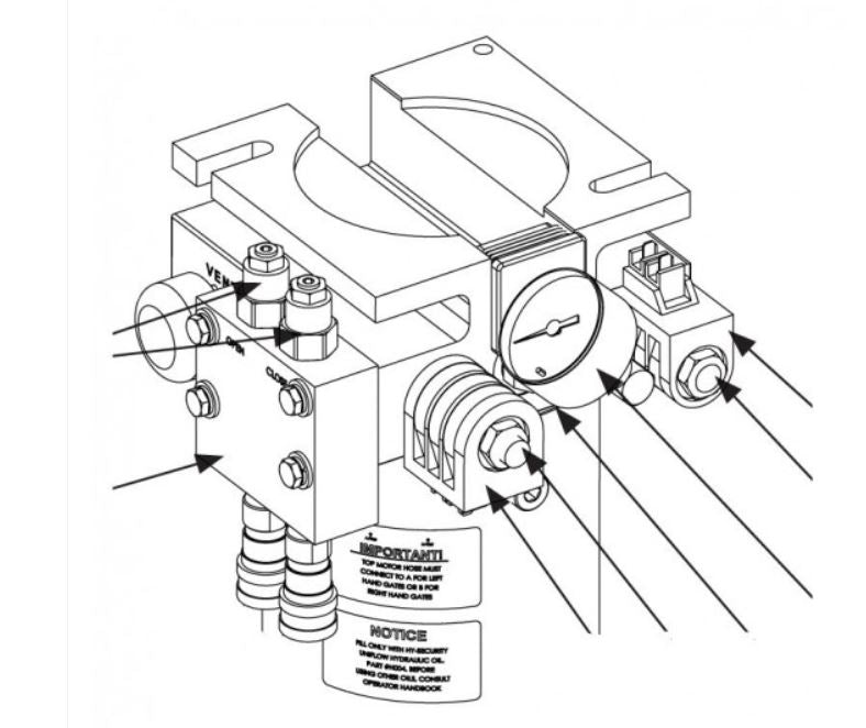 HySecurity MX001979 Pump Pack, SlideDriver 30F/40F/80