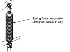 MX002390 Spring Assist Assembly, StrongArmPark DC