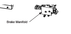 MX3317-01 Brake Manifold Assembly, HydraSwing 80F/150 RH