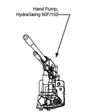MX3549 Hand Pump Assembly, HydraSwing 80F/150