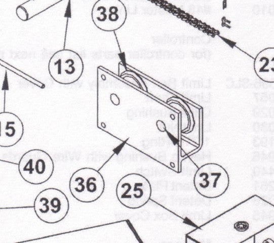 Linear 2110-699 Idler Assembly