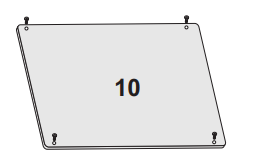 All-O-Matic PSC-100F POWER SUPPLY BOX FRONT COVER for SL-100DC