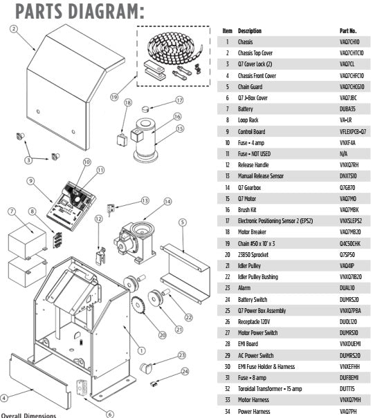 Placa de control Viking Q-7 - Serie VFLEXPCB