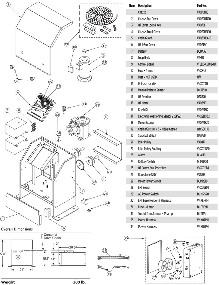 Viking Q-7 Battery 35Ah - DUBA35