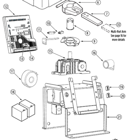 Viking R-6 Limit Switch Holder - R6LH10