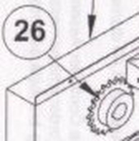 Linear 2200-269 Sprocket, 41 B 20, 1" Bore