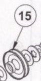 2200-676 Pulley, 4", For Optional Torque Limiter [#15]