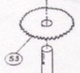 2200-057 Sprocket, 41 B 30, 1" Bore [#53]
