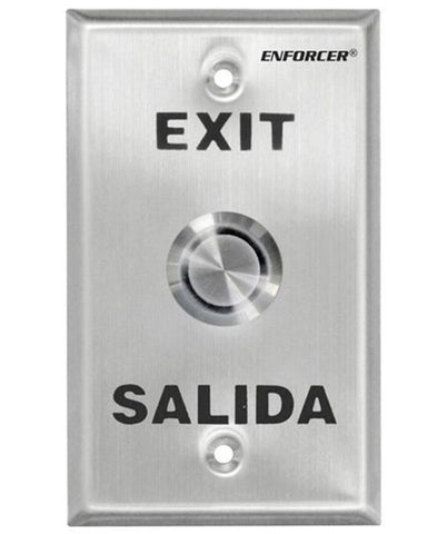 Seco-Larm SEA SD-7204SGEX1Q VANDAL RESISTANT, STAINLESS STEEL PUSH BUTTON FACEPLATE,