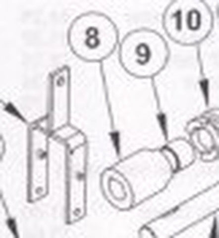 2100-783 Reducer Coupler, with Oilite Bushing [#8]