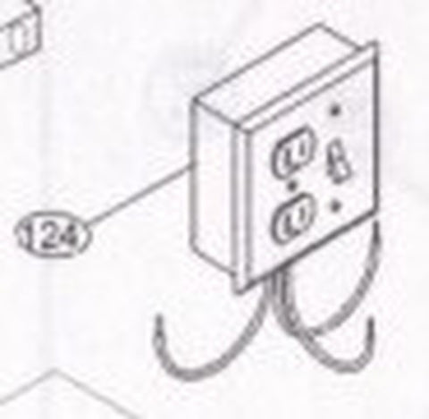 2510-251-D Power On/Off Disconnect Assembly, 115V [#124]