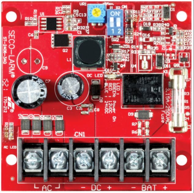 Seco-Larm ST-2406-3AQ Power Supply Charger