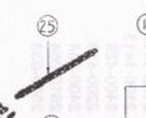 2200-200 #48 Roller Chain, 27 Links [#25]