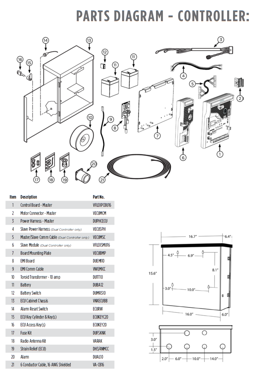 Viking VA-ECUMSNX Dual Control Unit for G5 and X9