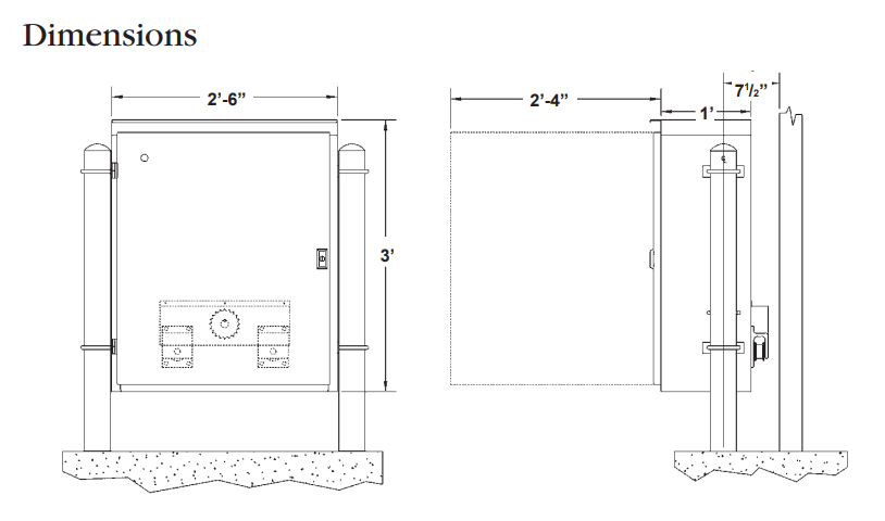 Linear HSLG 1HP Slide Gate Operator Pad Mount Package  replacement for discontinued Liftmaster SL585101UL