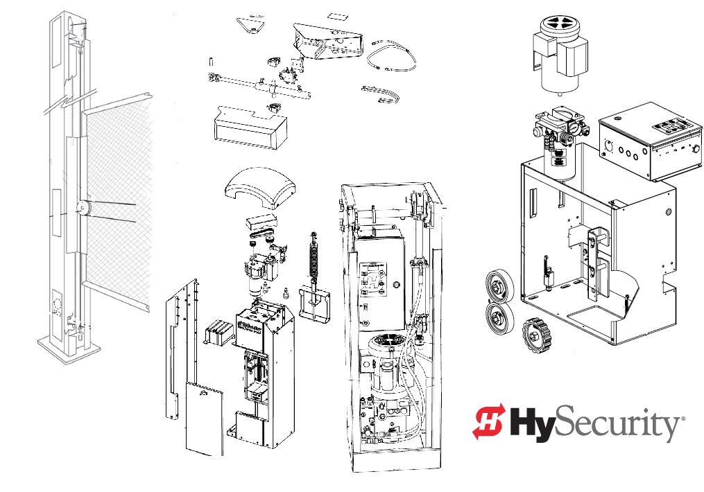 MX3549 Hand Pump Assembly, HydraSwing 80F/150