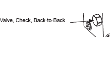 MX000233 Valve, Check, Back-to-Back